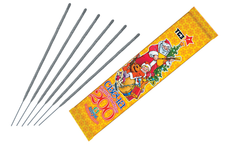  Бенгальские свечи 6 шт 200 мм в пакете  в Котласе